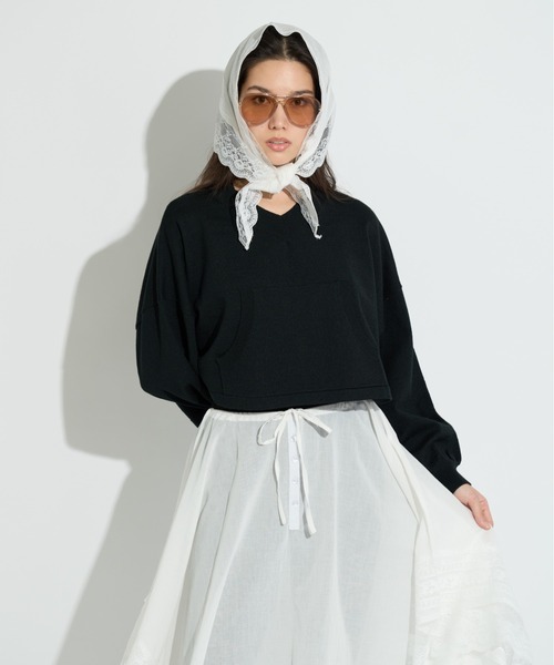 ANNA SUI NYC（アナ スイ エヌ ワイ シー）の「カラフルニット（ニット/セーター・レディース・ラベンダー/オレンジ/ブラック・FREE）」の9枚目の写真