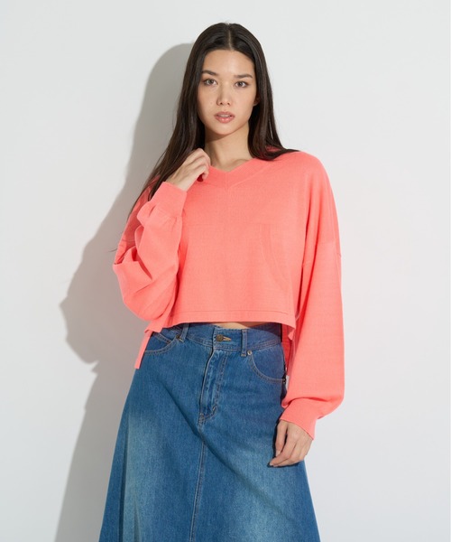 ANNA SUI NYC（アナ スイ エヌ ワイ シー）の「カラフルニット（ニット/セーター・レディース・ラベンダー/オレンジ/ブラック・FREE）」の20枚目の写真