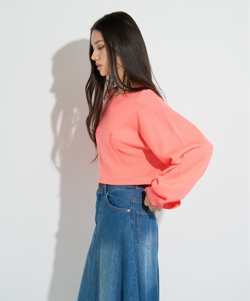 ANNA SUI NYC（アナ スイ エヌ ワイ シー）の「カラフルニット（ニット/セーター・レディース・ラベンダー/オレンジ/ブラック・FREE）」の19枚目の写真