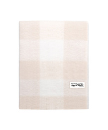 NUART STUDIO（ヌアートスタジオ）の「スノーマリエットチェック無地マフラー_18色（マフラー）」