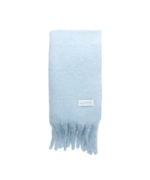 NUART STUDIO（ヌアートスタジオ）の「スノーマリエットチェック無地マフラー_18色（マフラー）」