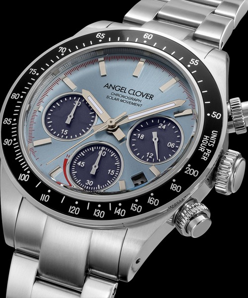 ANGELCLOVER（エンジェルクローバー）の「Angel Clover/エンジェルクローバー タイムクラフトソーラー 腕時計 ACL-TCS40SBU メンズ（アナログ腕時計・メンズ・ライトブルー・FREE）」の2枚目の写真