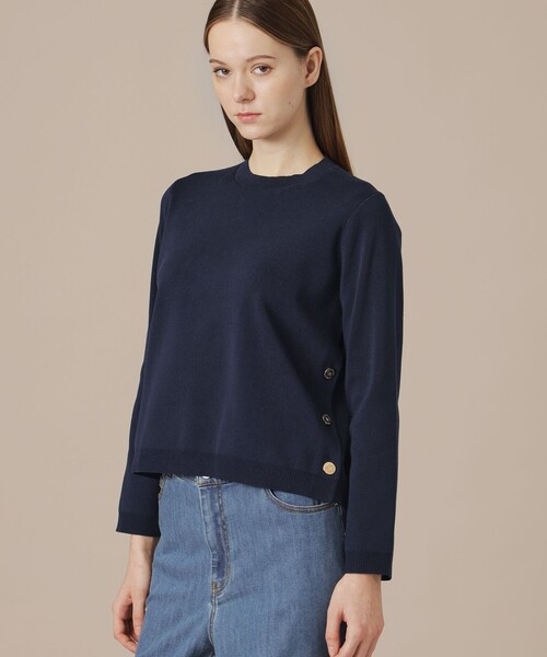 MACKINTOSH LONDON(マッキントッシュ ロンドン)の「フルニードルニットプルオーバー(ニット/セーター・レディース・レッド系その他3/ホワイト/ブラック/ネイビー・38)」の3枚目の写真