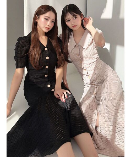 RESEXXY(リゼクシー)の「ラッセルマーメイドワンピース(ワンピース・レディース・ブルー/ブラック/アイボリー/ブラウン/レッド/ピンク・FREE)」の5枚目の写真