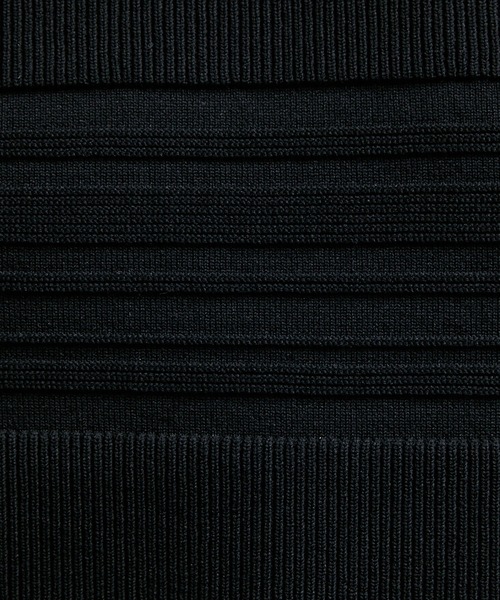 HIDEAWAYS NICOLE(ハイダウェイニコル)の「【HIDEAWAYS BLACK】切り替えタックボーダー半袖ニット(ニット/セーター・メンズ・オフホワイト/ブルー/ブラック/シルバーグレー・MEDIUM/LARGE/X-LARGE)」の17枚目の写真