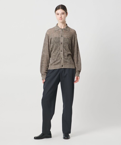 LOEFF(ロエフ)の「<LOEFF>ピンポンツリースポンジ メッシュ カーディガン UNISEX(カーディガン/ボレロ・レディース・モカ/ネイビー・0/1/2)」の12枚目の写真