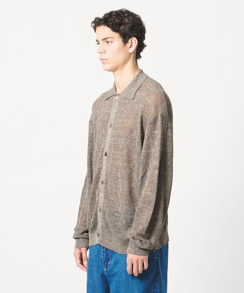 LOEFF(ロエフ)の「<LOEFF>ピンポンツリースポンジ メッシュ カーディガン UNISEX(カーディガン/ボレロ・レディース・モカ/ネイビー・0/1/2)」の14枚目の写真