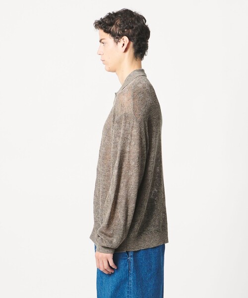 LOEFF(ロエフ)の「<LOEFF>ピンポンツリースポンジ メッシュ カーディガン UNISEX(カーディガン/ボレロ・レディース・モカ/ネイビー・0/1/2)」の15枚目の写真