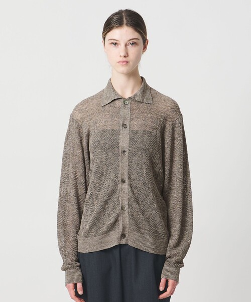 LOEFF(ロエフ)の「<LOEFF>ピンポンツリースポンジ メッシュ カーディガン UNISEX(カーディガン/ボレロ・レディース・モカ/ネイビー・0/1/2)」の17枚目の写真