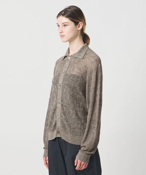 LOEFF(ロエフ)の「<LOEFF>ピンポンツリースポンジ メッシュ カーディガン UNISEX(カーディガン/ボレロ・レディース・モカ/ネイビー・0/1/2)」の18枚目の写真