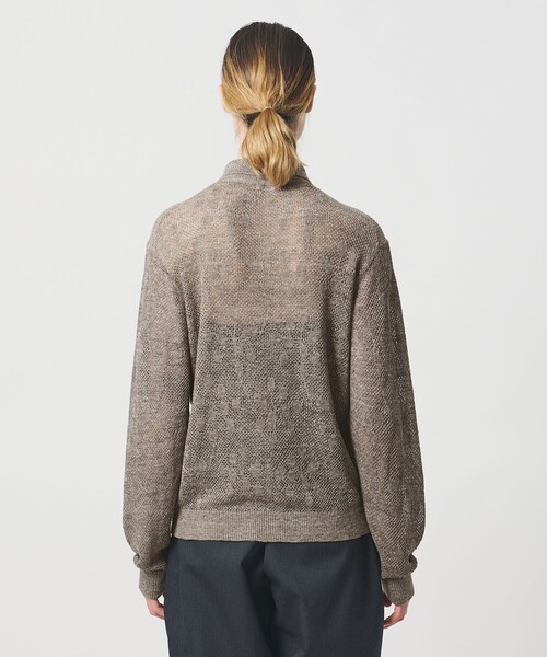 LOEFF(ロエフ)の「<LOEFF>ピンポンツリースポンジ メッシュ カーディガン UNISEX(カーディガン/ボレロ・レディース・モカ/ネイビー・0/1/2)」の20枚目の写真