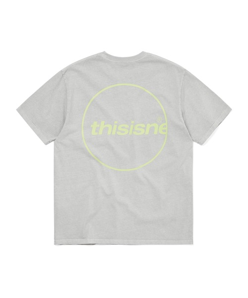 thisisneverthat（ディスイズネバーザット）の「C-Logo Tee（Tシャツ/カットソー・メンズ・グレイッシュブルー/チャコール/グレー/アイボリー/ネイビー・S/M/L/XL）」の3枚目の写真