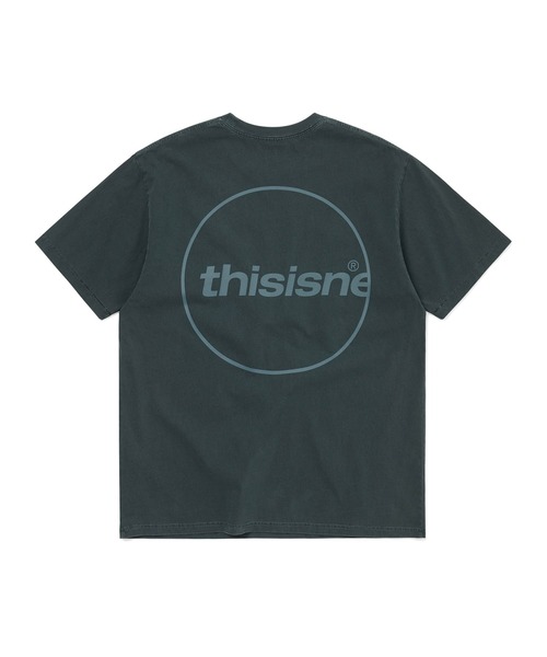 thisisneverthat（ディスイズネバーザット）の「C-Logo Tee（Tシャツ/カットソー・メンズ・グレイッシュブルー/チャコール/グレー/アイボリー/ネイビー・S/M/L/XL）」の5枚目の写真