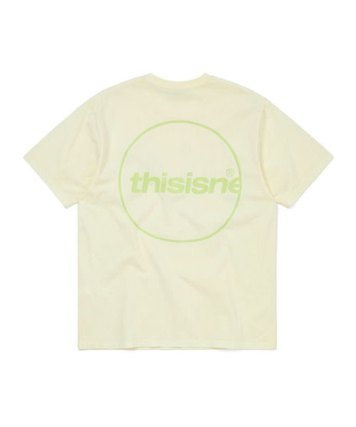 thisisneverthat（ディスイズネバーザット）の「C-Logo Tee（Tシャツ/カットソー・メンズ・グレイッシュブルー/チャコール/グレー/アイボリー/ネイビー・S/M/L/XL）」の2枚目の写真