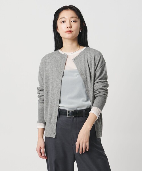 MARW UNITED ARROWS＞クルーネック カーディガン（カーディガン/ボレロ