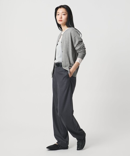 MARW UNITED ARROWS(マルゥ ユナイテッドアローズ)の「<MARW UNITED ARROWS>クルーネック カーディガン(カーディガン/ボレロ・レディース・グレー系/オフホワイト/ブラック・FREE)」の7枚目の写真