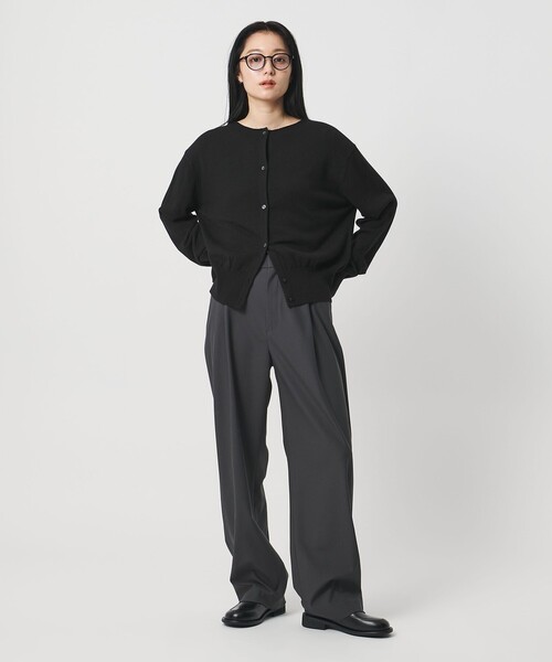 MARW UNITED ARROWS(マルゥ ユナイテッドアローズ)の「<MARW UNITED ARROWS>クルーネック カーディガン(カーディガン/ボレロ・レディース・グレー系/オフホワイト/ブラック・FREE)」の13枚目の写真