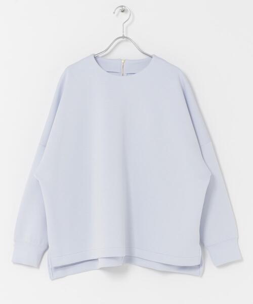 ITEMS URBANRESEARCH（アイテムズ アーバンリサーチ）の「ダンボールバックジッププルオーバー（スウェット・レディース・ネイビー/オフホワイト/ライトブルー・FREE）」の15枚目の写真