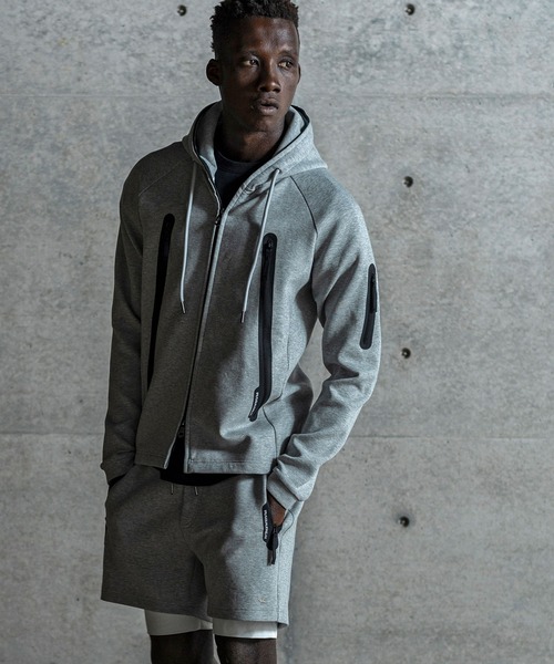 1PIU1UGUALE3 RELAX (ウノピゥウノウグァーレトレ リラックス)の「1PIU1UGUALE3 RELAX(ウノピゥウノウグァーレトレ リラックス)バーティカルポケット テックパーカー(パーカー・メンズ・ホワイト/ブラック/グレー・XL/L/M/S/XXL)」の15枚目の写真