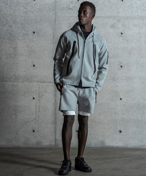 1PIU1UGUALE3 RELAX (ウノピゥウノウグァーレトレ リラックス)の「1PIU1UGUALE3 RELAX(ウノピゥウノウグァーレトレ リラックス)バーティカルポケット テックパーカー(パーカー・メンズ・ホワイト/ブラック/グレー・XL/L/M/S/XXL)」の16枚目の写真