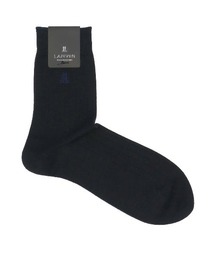 LANVIN collection（ランバン コレクション）の「LANVIN COLLECTION 抗菌防臭 消臭加工 リブリンクス ミドル丈 ビジネスソックス 02402038（ソックス/靴下）」