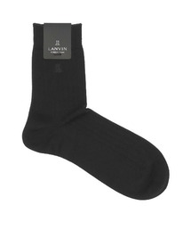 LANVIN collection（ランバン コレクション）の「LANVIN COLLECTION 抗菌防臭 消臭加工 リブリンクス ミドル丈 ビジネスソックス 02402038（ソックス/靴下）」
