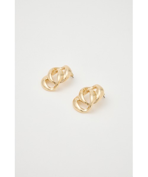 MOUSSY（マウジー）の「【26年SS新作】TWIST MOTIF ピアス（ピアス（両耳用）・レディース・ゴールド/シルバー・FREE）」の4枚目の写真