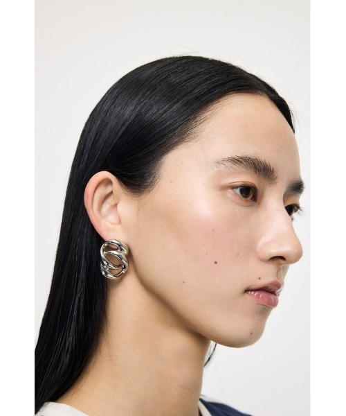 MOUSSY（マウジー）の「【26年SS新作】TWIST MOTIF ピアス（ピアス（両耳用）・レディース・ゴールド/シルバー・FREE）」の12枚目の写真
