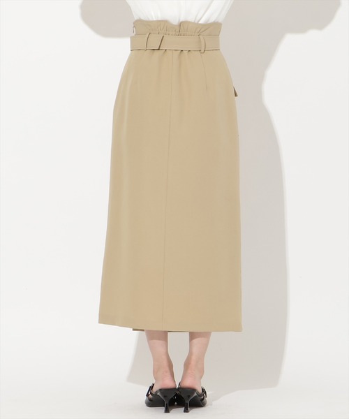 AND COUTURE(アンドクチュール)の「タックストレートスカート(スカート・レディース・グレー/ブルー系その他/ベージュ・FREE)」の17枚目の写真