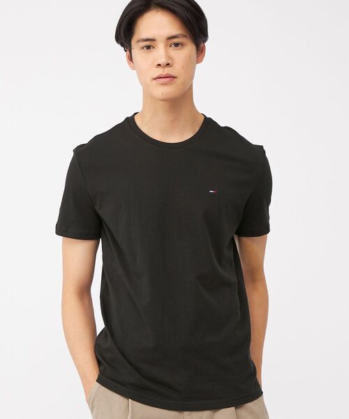 tommy jeans(トミー ジーンズ)の「【オンライン限定】ユニセックス クルーネックTシャツ 3枚パック(ホワイト/ブラック/ネイビー)(Tシャツ/カットソー・メンズ・マルチ・MEDIUM/LARGE/XX-LARGE/SMALL/X-LARGE)」の2枚目の写真