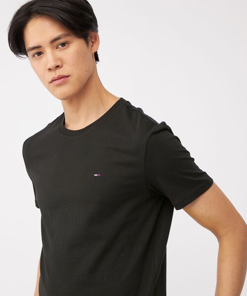 tommy jeans(トミー ジーンズ)の「【オンライン限定】ユニセックス クルーネックTシャツ 3枚パック(ホワイト/ブラック/ネイビー)(Tシャツ/カットソー・メンズ・マルチ・MEDIUM/LARGE/XX-LARGE/SMALL/X-LARGE)」の6枚目の写真