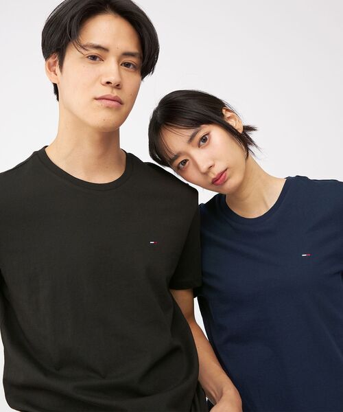 tommy jeans(トミー ジーンズ)の「【オンライン限定】ユニセックス クルーネックTシャツ 3枚パック(ホワイト/ブラック/ネイビー)(Tシャツ/カットソー・メンズ・マルチ・MEDIUM/LARGE/XX-LARGE/SMALL/X-LARGE)」の10枚目の写真