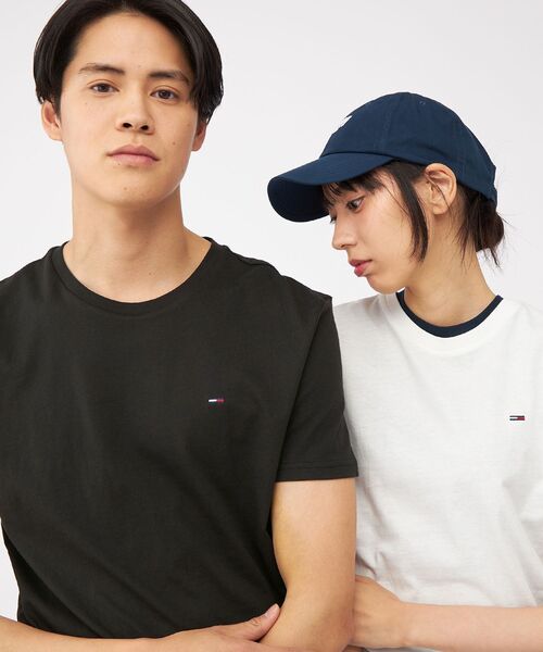 tommy jeans(トミー ジーンズ)の「【オンライン限定】ユニセックス クルーネックTシャツ 3枚パック(ホワイト/ブラック/ネイビー)(Tシャツ/カットソー・メンズ・マルチ・MEDIUM/LARGE/XX-LARGE/SMALL/X-LARGE)」の14枚目の写真