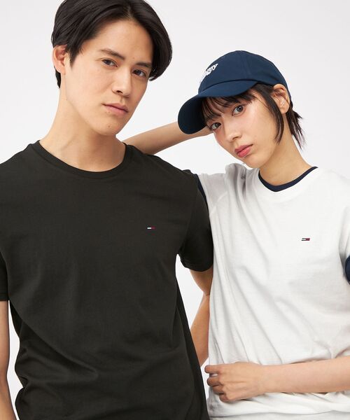tommy jeans(トミー ジーンズ)の「【オンライン限定】ユニセックス クルーネックTシャツ 3枚パック(ホワイト/ブラック/ネイビー)(Tシャツ/カットソー・メンズ・マルチ・MEDIUM/LARGE/XX-LARGE/SMALL/X-LARGE)」の15枚目の写真
