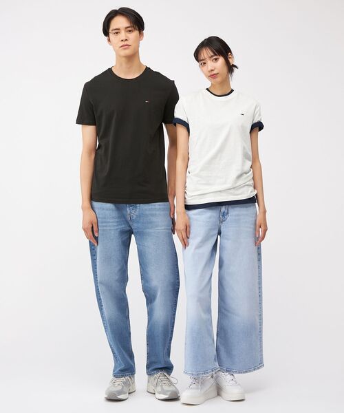 tommy jeans(トミー ジーンズ)の「【オンライン限定】ユニセックス クルーネックTシャツ 3枚パック(ホワイト/ブラック/ネイビー)(Tシャツ/カットソー・メンズ・マルチ・MEDIUM/LARGE/XX-LARGE/SMALL/X-LARGE)」の16枚目の写真