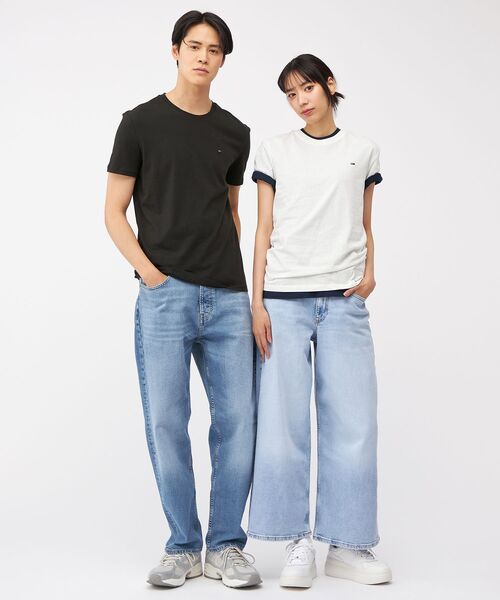 tommy jeans(トミー ジーンズ)の「【オンライン限定】ユニセックス クルーネックTシャツ 3枚パック(ホワイト/ブラック/ネイビー)(Tシャツ/カットソー・メンズ・マルチ・MEDIUM/LARGE/XX-LARGE/SMALL/X-LARGE)」の17枚目の写真