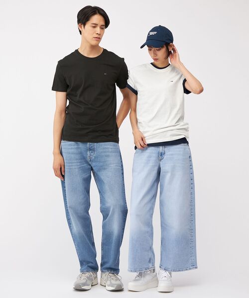 tommy jeans(トミー ジーンズ)の「【オンライン限定】ユニセックス クルーネックTシャツ 3枚パック(ホワイト/ブラック/ネイビー)(Tシャツ/カットソー・メンズ・マルチ・MEDIUM/LARGE/XX-LARGE/SMALL/X-LARGE)」の18枚目の写真
