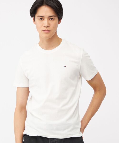 tommy jeans(トミー ジーンズ)の「【オンライン限定】ユニセックス クルーネックTシャツ 3枚パック(ホワイト/ブラック/ネイビー)(Tシャツ/カットソー・メンズ・マルチ・MEDIUM/LARGE/XX-LARGE/SMALL/X-LARGE)」の20枚目の写真