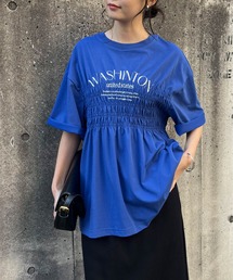 RANAN | 【遮熱・防シワ・接触冷感・UV対策】多機能シャーリングプリントTシャツ(Tシャツ/カットソー)