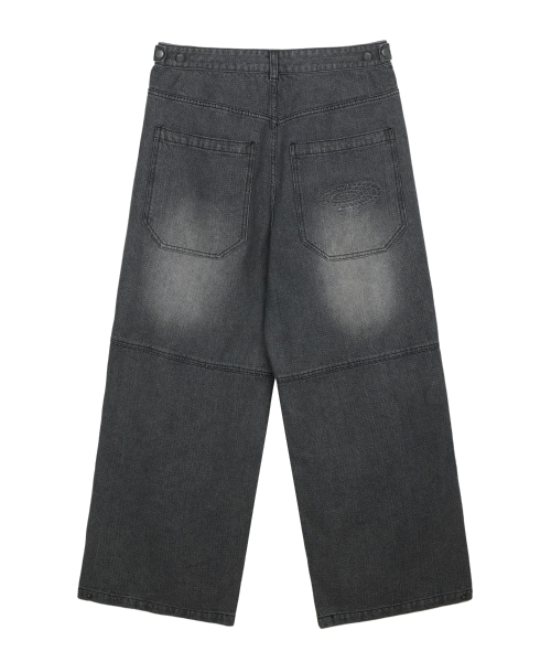 IDWS(アイドンワナセル)の「Cactus Pattern Maxi Denim Pants Black(デニムパンツ・レディース・その他・0/1/2)」の3枚目の写真