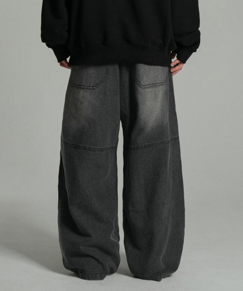 IDWS(アイドンワナセル)の「Cactus Pattern Maxi Denim Pants Black(デニムパンツ・レディース・その他・0/1/2)」の6枚目の写真