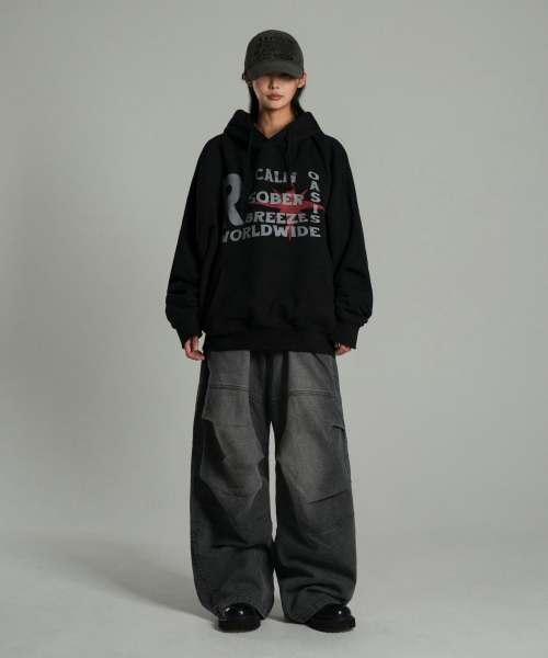 IDWS(アイドンワナセル)の「Cactus Pattern Maxi Denim Pants Black(デニムパンツ・レディース・その他・0/1/2)」の8枚目の写真
