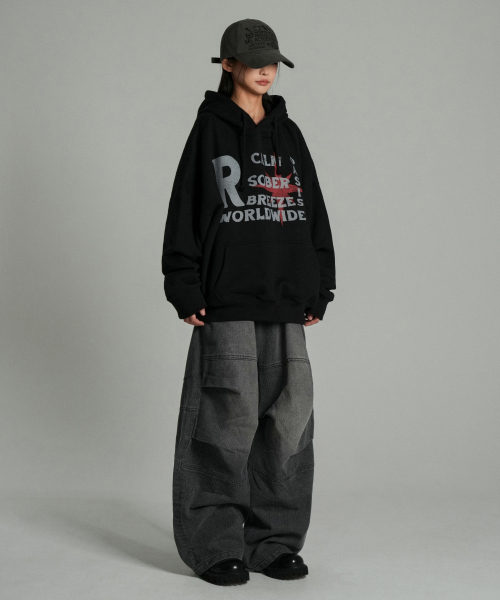 IDWS(アイドンワナセル)の「Cactus Pattern Maxi Denim Pants Black(デニムパンツ・レディース・その他・0/1/2)」の9枚目の写真