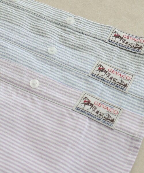 fredy emue（フレディエミュ）の「【GEVACO/ゲバコ】フーディシャツ（シャツ/ブラウス・レディース・パープル系その他/ブラック系その他/ブルー系その他・38）」の4枚目の写真