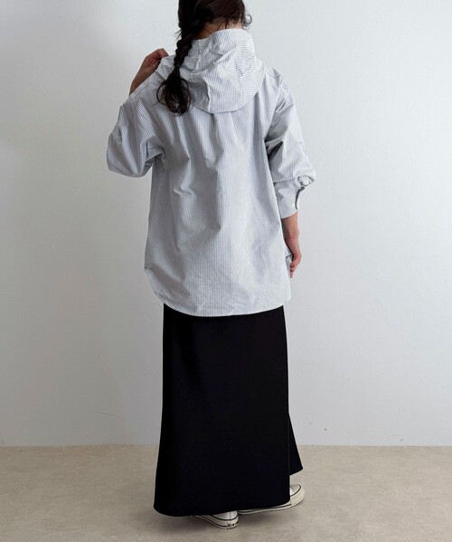 fredy emue（フレディエミュ）の「【GEVACO/ゲバコ】フーディシャツ（シャツ/ブラウス・レディース・パープル系その他/ブラック系その他/ブルー系その他・38）」の6枚目の写真