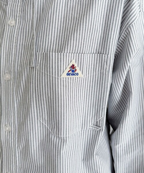 fredy emue（フレディエミュ）の「【GEVACO/ゲバコ】フーディシャツ（シャツ/ブラウス・レディース・パープル系その他/ブラック系その他/ブルー系その他・38）」の19枚目の写真