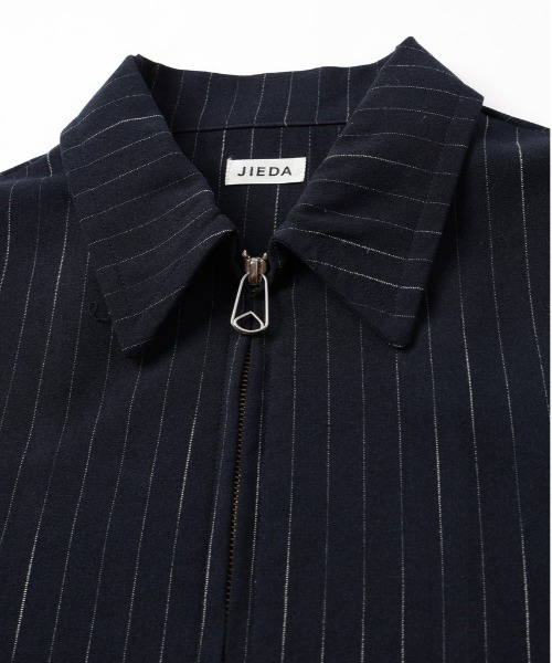 JIEDA(ジエダ)の「STRIPE ZIP JACKET(ブルゾン・メンズ・グレー/ネイビー・2/1)」の12枚目の写真