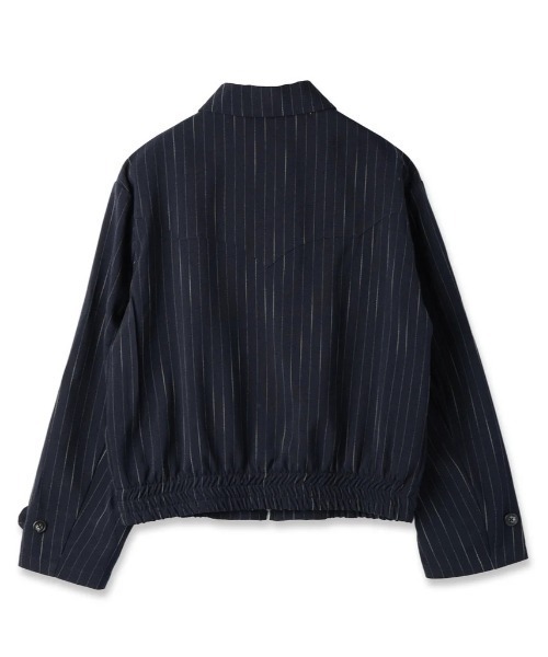 JIEDA(ジエダ)の「STRIPE ZIP JACKET(ブルゾン・メンズ・グレー/ネイビー・2/1)」の11枚目の写真