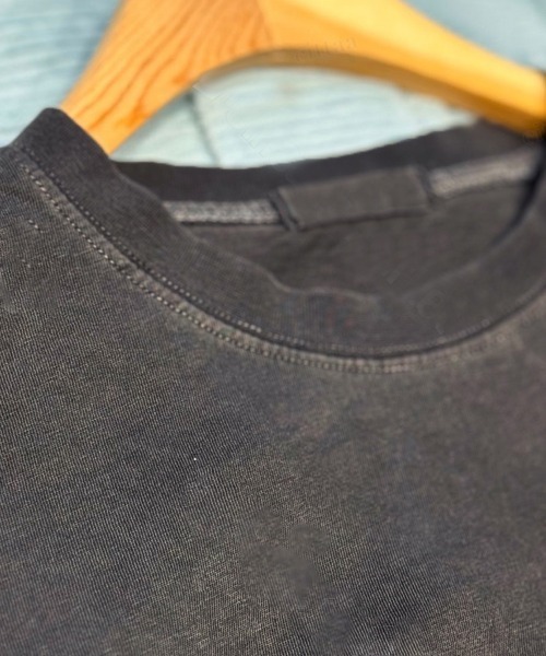 Dalfwin(ダールフィン)の「韓国ファッション POSTAGEヴィンテージプリント長袖Tシャツ(Tシャツ/カットソー・レディース・ブルー/チャコールグレー・FREE)」の13枚目の写真