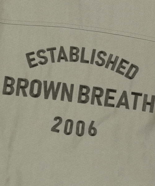 BROWNBREATH(ブラウンブレス)の「OXFORD ZIP UP JACKET - LIGHT GREY(デニムジャケット・レディース・その他・SMALL/MEDIUM/LARGE/X-LARGE)」の3枚目の写真